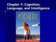 Chapter 7: Cognition, Language, and Intelligence PowerPoint PPT Presentation