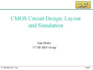 CMOS Circuit Design, Layout and Simulation