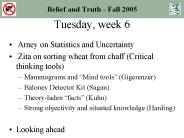 Tuesday, week 6