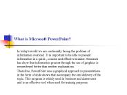 What is Microsoft PowerPoint? PowerPoint PPT Presentation