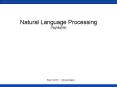 Natural Language Processing (highlights) PowerPoint PPT Presentation