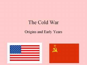 The Cold War