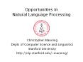 Opportunities%20in%20Natural%20Language%20Processing PowerPoint PPT Presentation