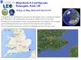 A magnitude 4.2 earthquake occurred near Ramsgate, Kent, in southeast England 22nd May 2015. The earthquakes occurred at a depth of 15 km (~9 mile). PowerPoint PPT Presentation