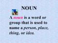NOUN PowerPoint PPT Presentation