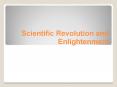 Scientific Revolution and Enlightenment PowerPoint PPT Presentation