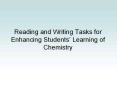 Reading and Writing Tasks for Enhancing Students PowerPoint PPT Presentation