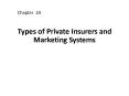 Types of Private Insurers and Marketing Systems PowerPoint PPT Presentation