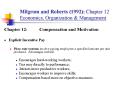 Milgrom and Roberts (1992): Chapter 12 Economics, Organization PowerPoint PPT Presentation