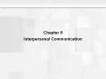 Interpersonal Communication PowerPoint PPT Presentation