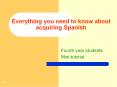 Everything you need to know about acquiring Spanish PowerPoint PPT Presentation