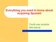 Everything you need to know about acquiring Spanish