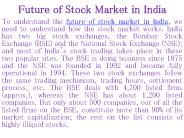 Future of Stock Market in India