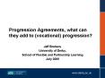 Progression Agreements, what can they add to (vocational) progression? PowerPoint PPT Presentation