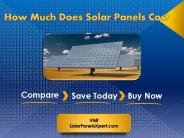 How Much Money Does Solar Panels Cost