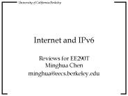 Internet and IPv6