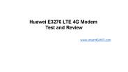 Huawei E3276 Review and Test