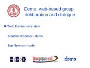 Deme:%20web-based%20group%20deliberation%20and%20dialogue