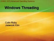 Windows Threading