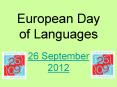 European Day of Languages PowerPoint PPT Presentation