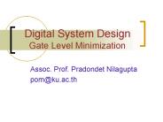 Digital System Design Gate Level Minimization