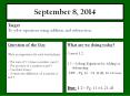 September 8, 2014 PowerPoint PPT Presentation