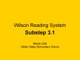 Wilson Reading System PowerPoint PPT Presentation