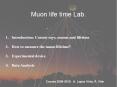 Muon life time Lab. PowerPoint PPT Presentation