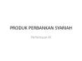 PRODUK PERBANKAN SYARIAH PowerPoint PPT Presentation