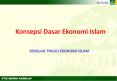 Konsepsi Dasar Ekonomi Islam PowerPoint PPT Presentation