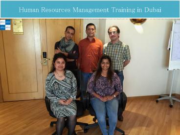 Human Resources Management Training in Dubai (1)
