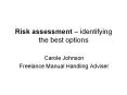 Risk assessment  PowerPoint PPT Presentation