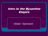 Intro to the Byzantine Empire