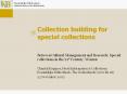 Collection building for special collections PowerPoint PPT Presentation
