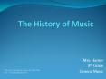 The%20History%20of%20Music PowerPoint PPT Presentation