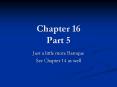 Chapter 16 Part 5 PowerPoint PPT Presentation