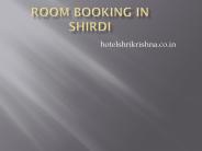 Room Booking in Shirdi (1)