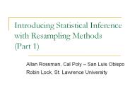 Introducing Statistical Inference with Resampling Methods (Part 1)
