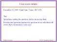 Final exam details PowerPoint PPT Presentation