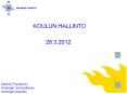 KOULUN HALLINTO PowerPoint PPT Presentation