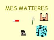 MES MATIERES