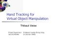 Hand Tracking for Virtual Object Manipulation PowerPoint PPT Presentation