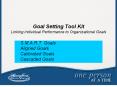 Goal Setting Tool Kit Linking Individual Performance to Organizational Goals PowerPoint PPT Presentation