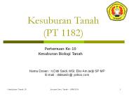 Kesuburan Tanah (PT 1182)