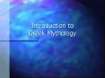 Introduction to Greek Mythology PowerPoint PPT Presentation