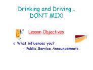 Drinking and Driving