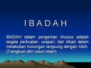 I B A D A H