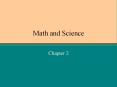 Math and Science PowerPoint PPT Presentation