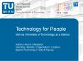 Technology for People PowerPoint PPT Presentation