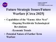 Future Strategic Issues/Future Warfare [Circa 2025] PowerPoint PPT Presentation